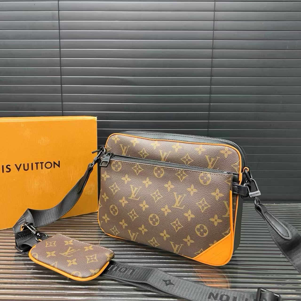 LV スリーインワン メンズ メッセンジャーバッグ【50％割引+送料無料】