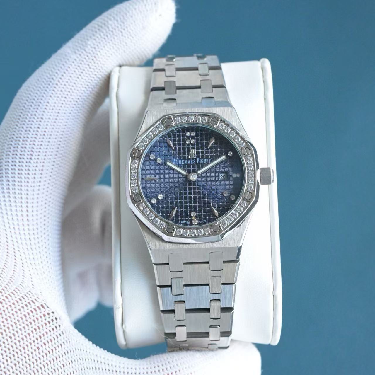 Audemarsp1gueスチールストラップダイヤモンドレディース腕時計【50％割引+送料無料】