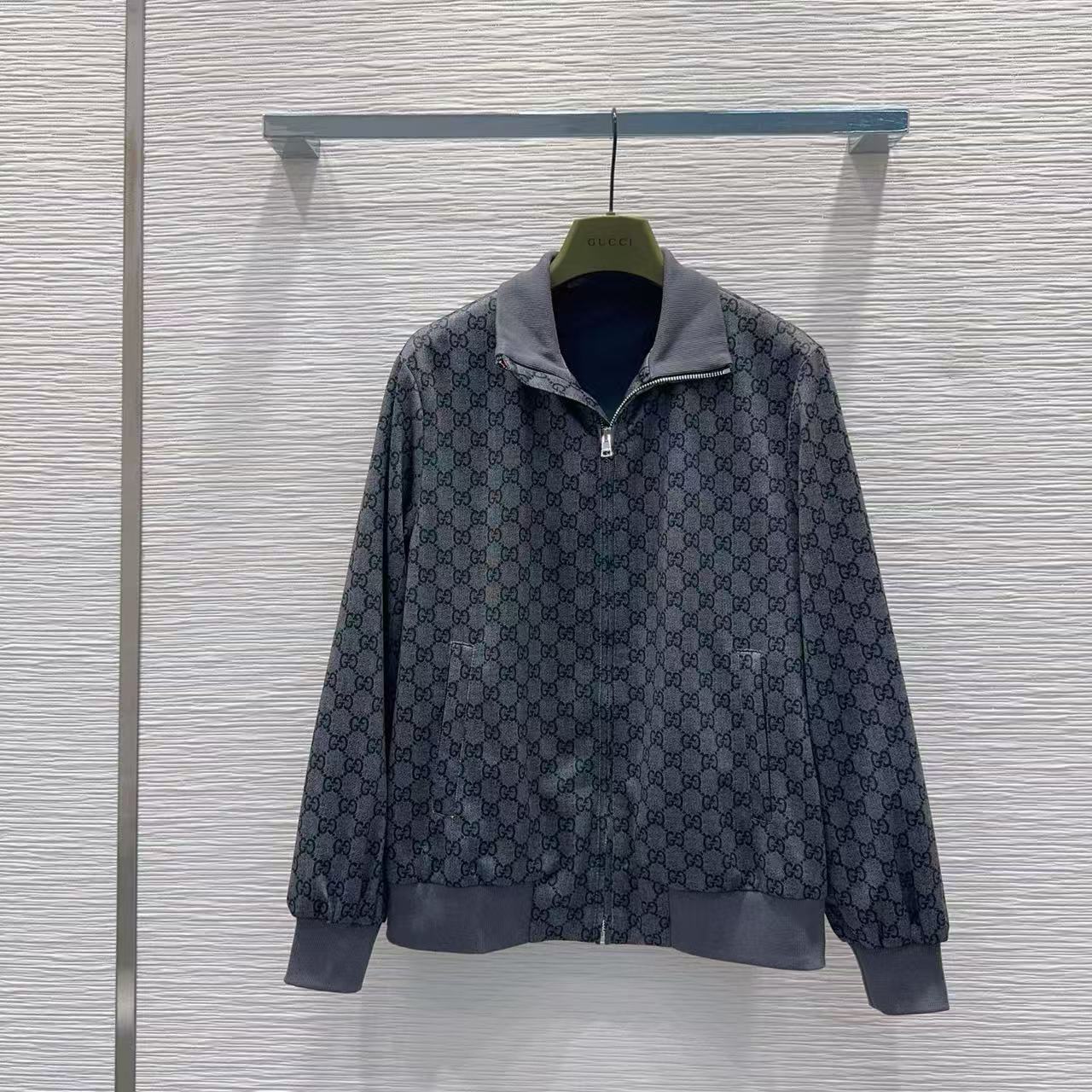 GUCC1 ジャカード カジュアルジャケット + ショーツ ツーピースセット【50％割引+送料無料】