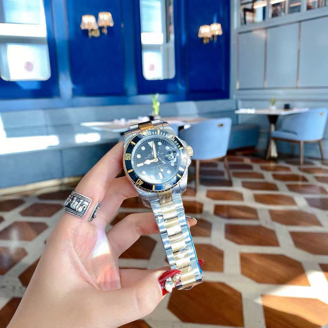 R0LEX スチールストラップ レディース腕時計39mm【50％割引+送料無料】