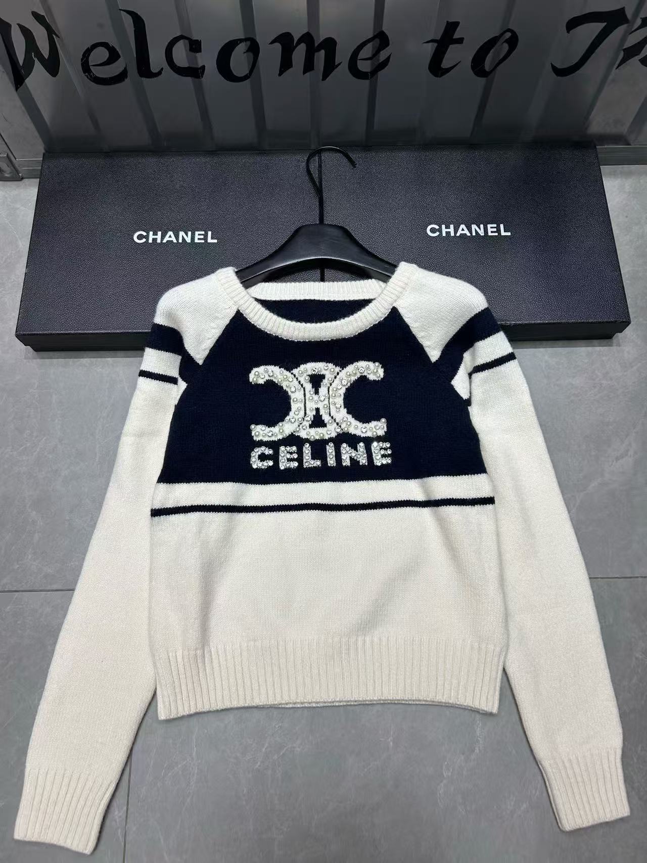 CEL1NE 凱旋門パールセーター【50％割引+送料無料】