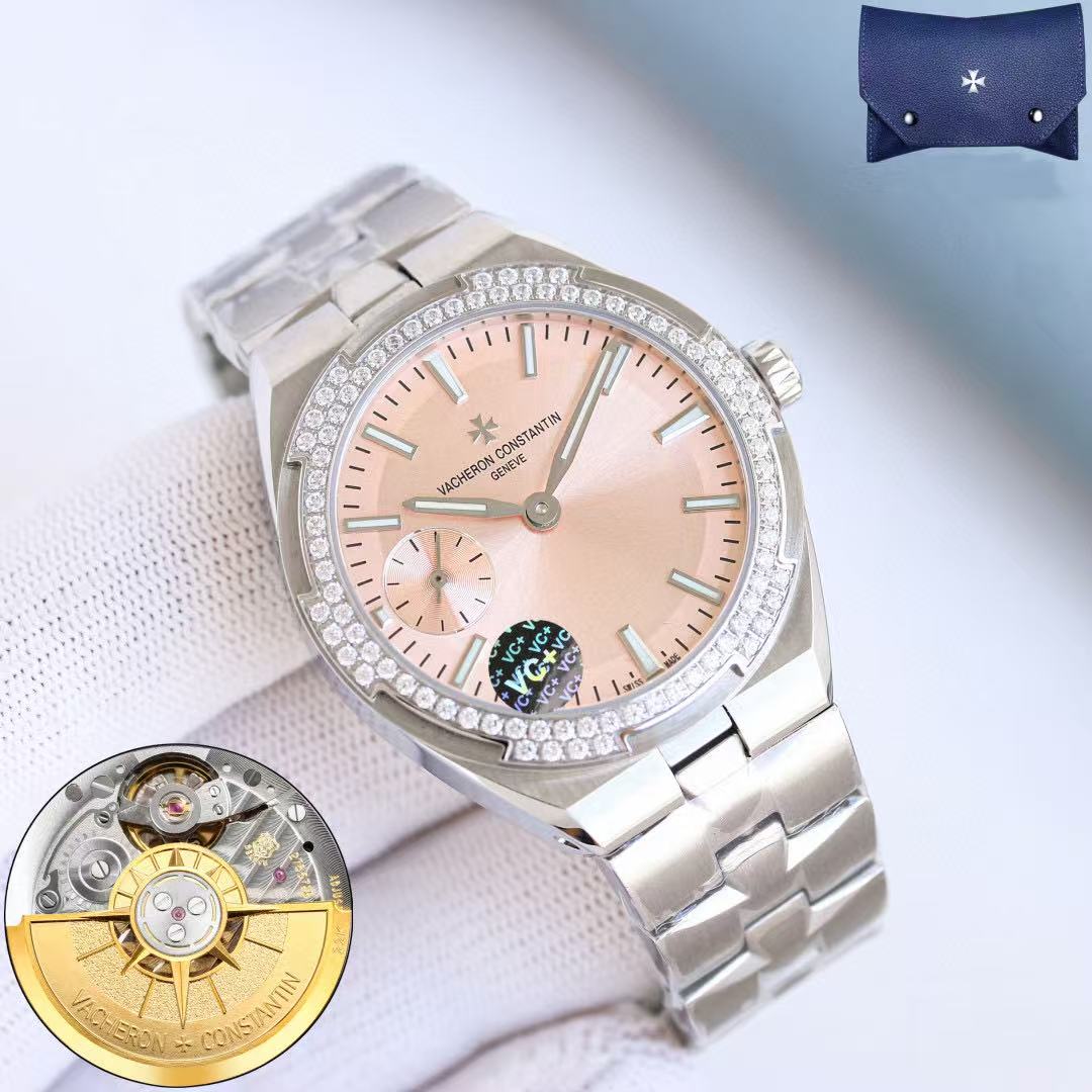 Vacher0n C0nstanin高品質のダイヤモンドスチールウォッチ【50％割引+送料無料】