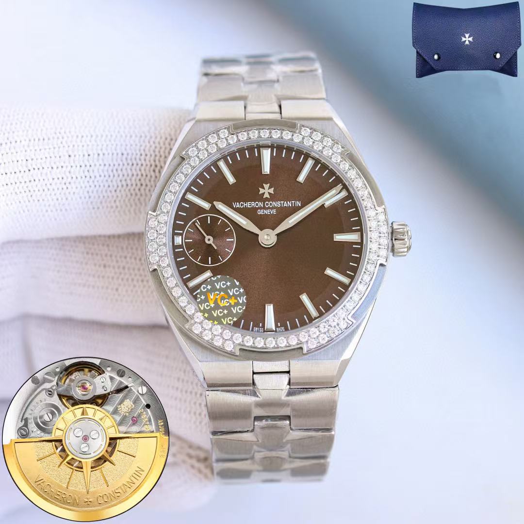 Vacher0n C0nstanin高品質のダイヤモンドスチールウォッチ【50％割引+送料無料】