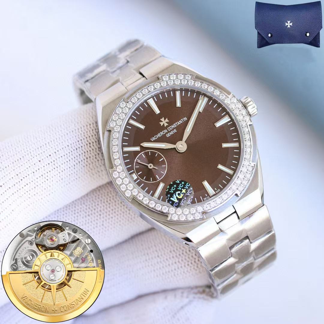 Vacher0n C0nstanin高品質のダイヤモンドスチールウォッチ【50％割引+送料無料】
