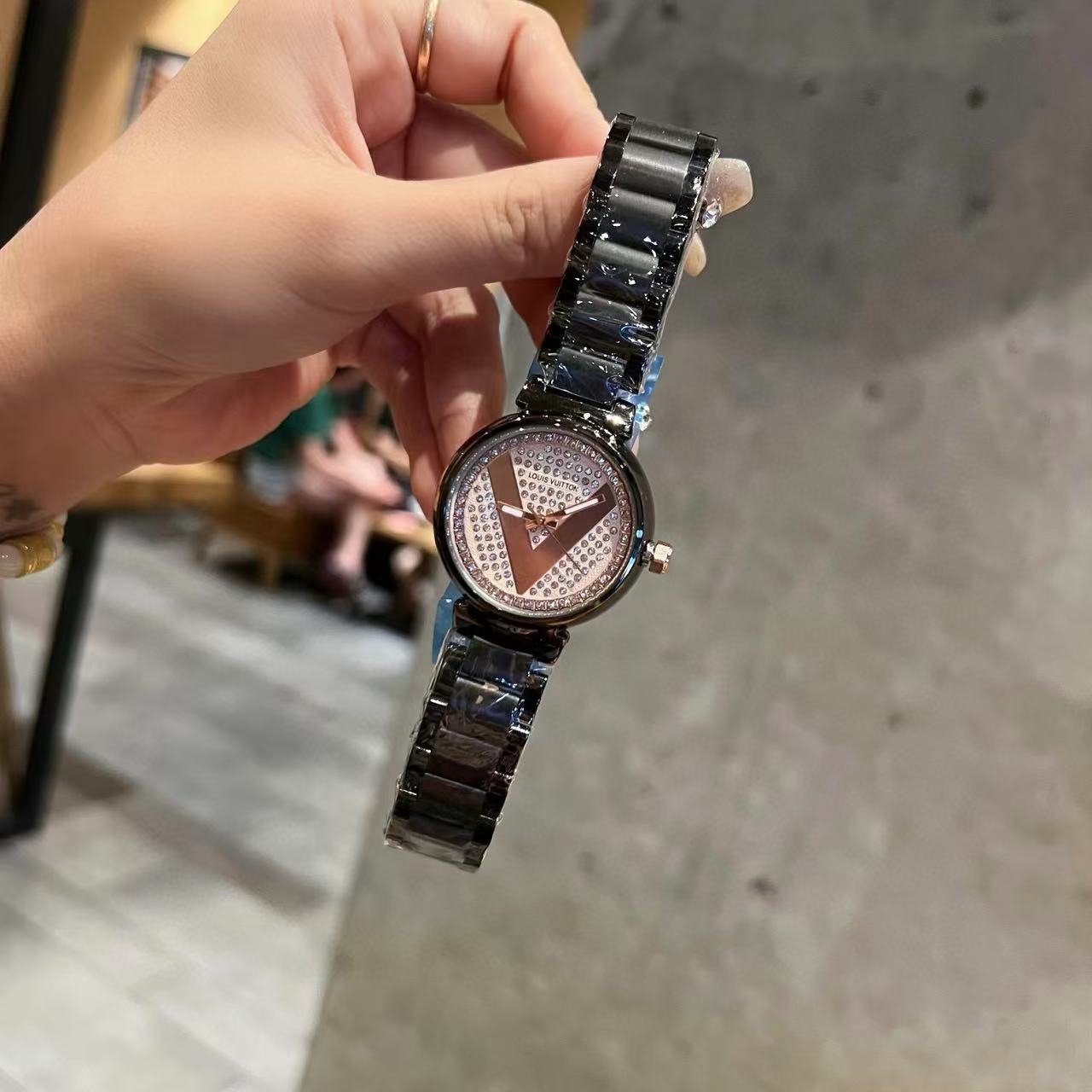 LV スチールストラップ V レディースウォッチ【50％割引+送料無料】