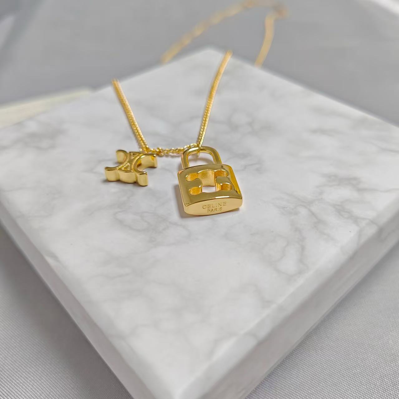 CEL1NE 凱旋門中空ネックレス【50%割引+送料無料】