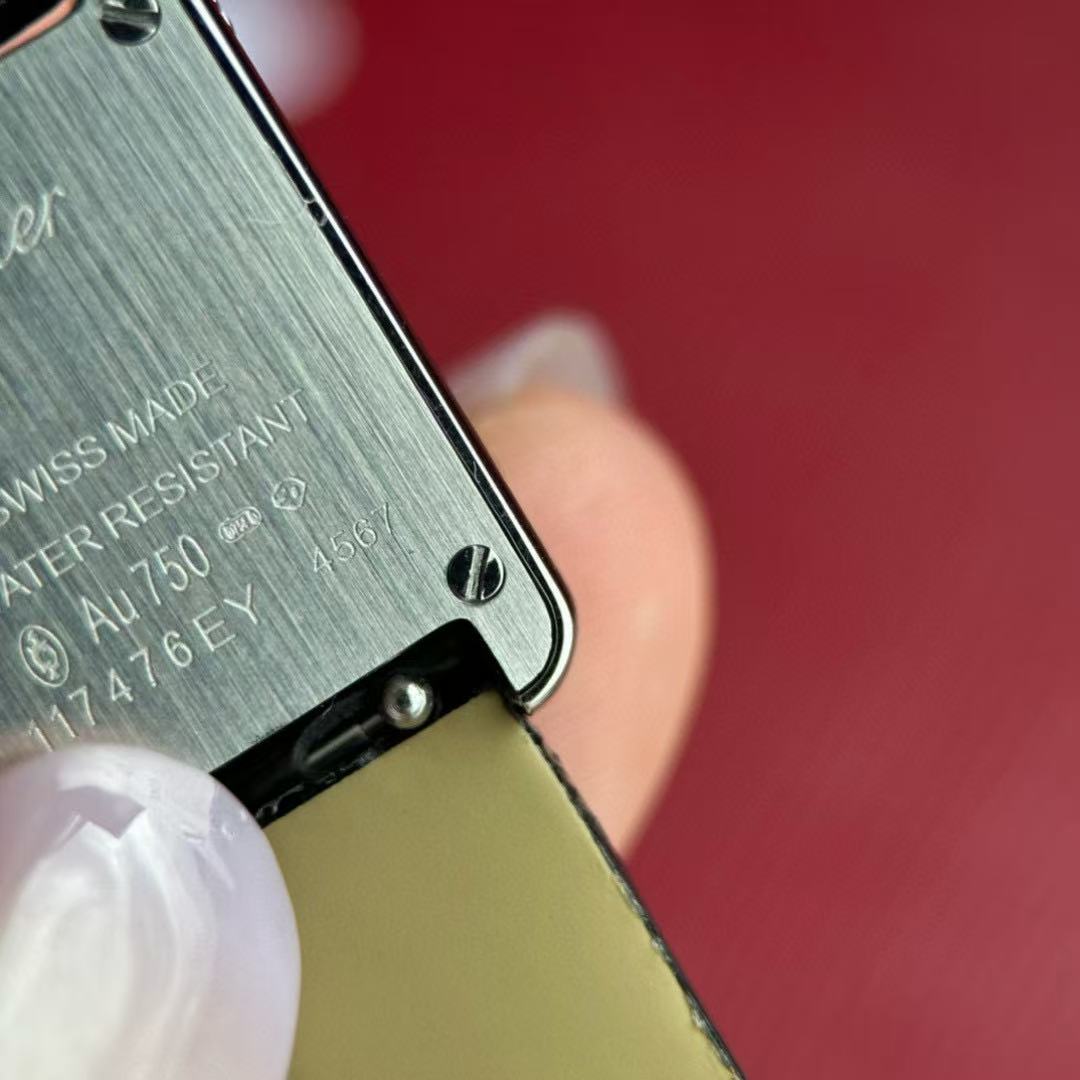 CART1ER スクエア ダイヤモンド アリゲーターレザー レディースウォッチ【50％割引+送料無料】