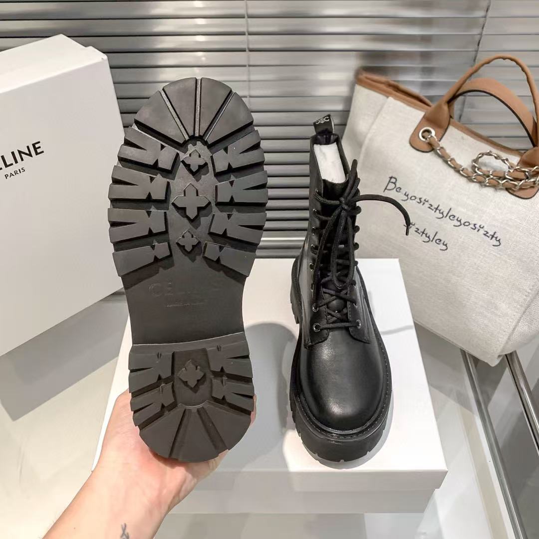 CEL1NE 凱旋門 レースアップブーツ【50%割引+送料無料】