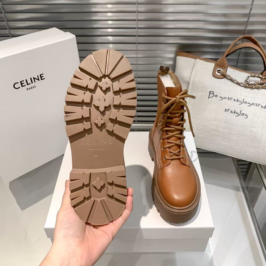 CEL1NE 凱旋門 レースアップブーツ【50%割引+送料無料】