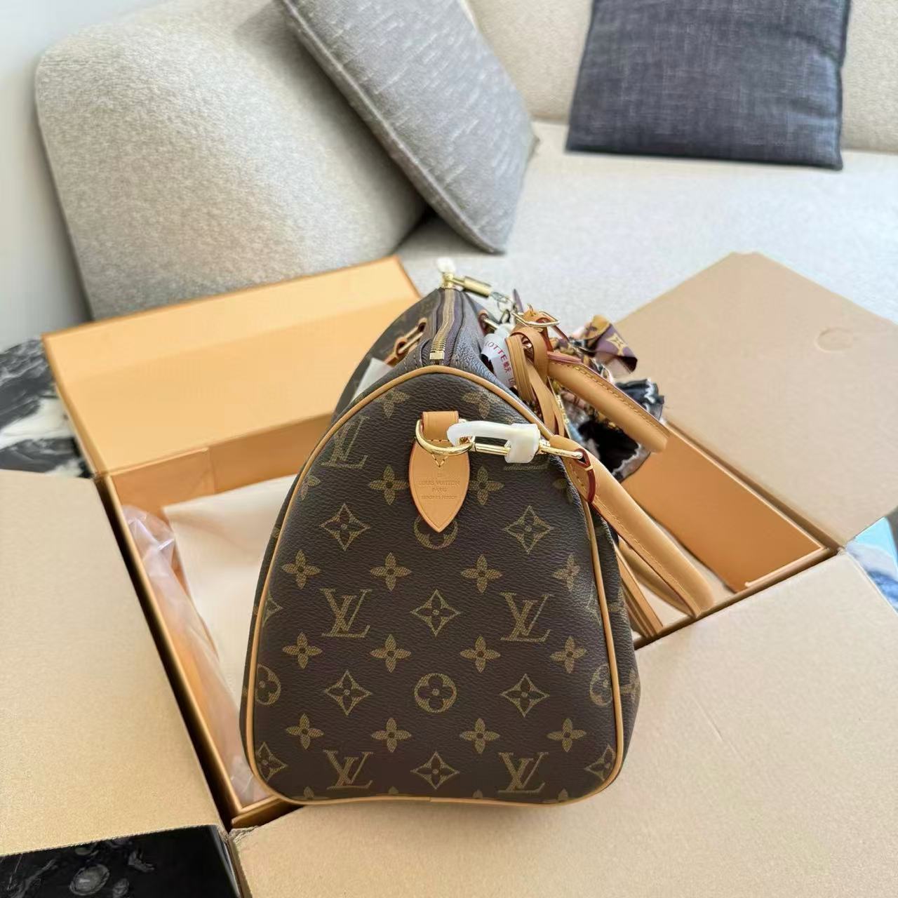 LV speedy soft30 craftyハンドバッグ【50％割引+送料無料】