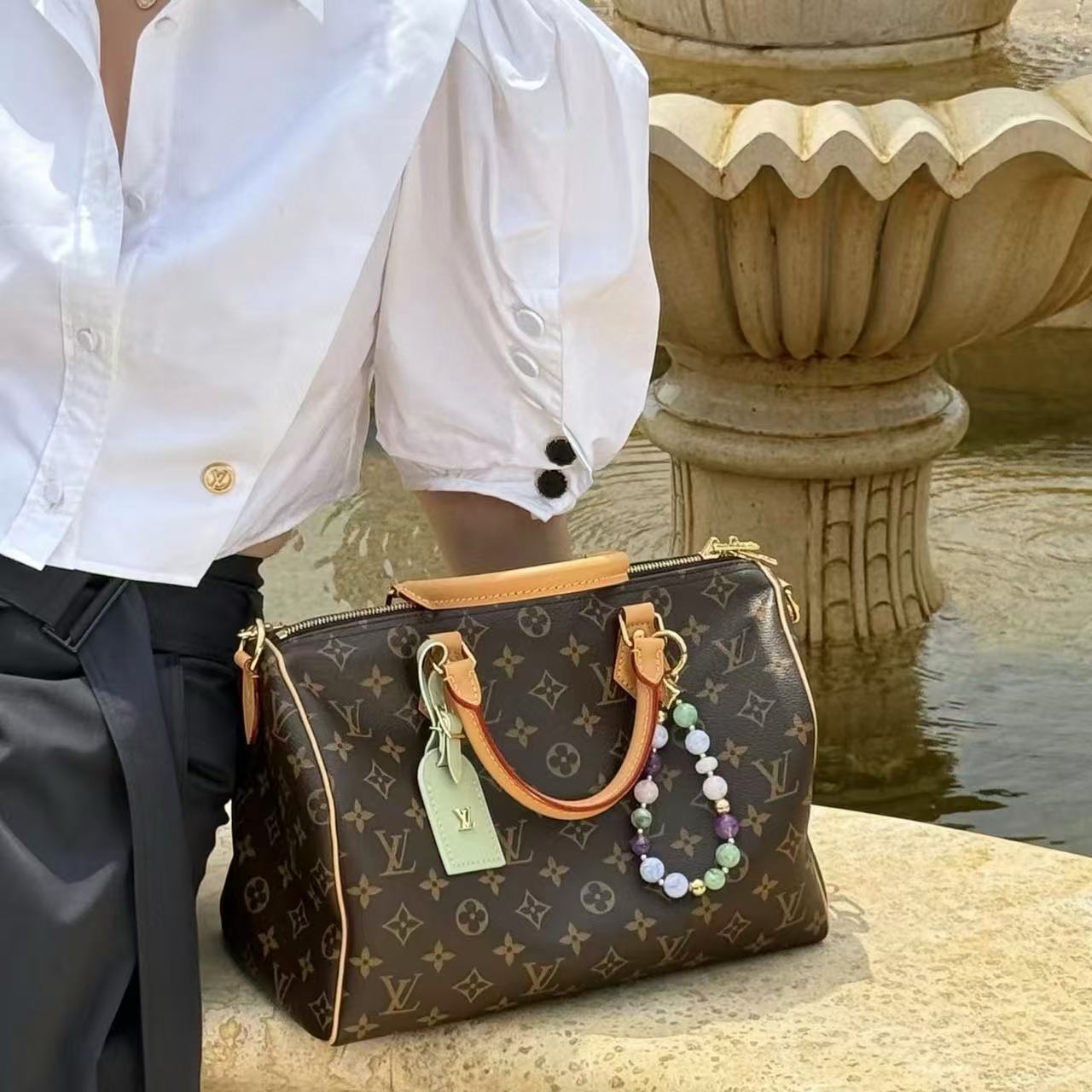 LV speedy soft30 craftyハンドバッグ【50％割引+送料無料】