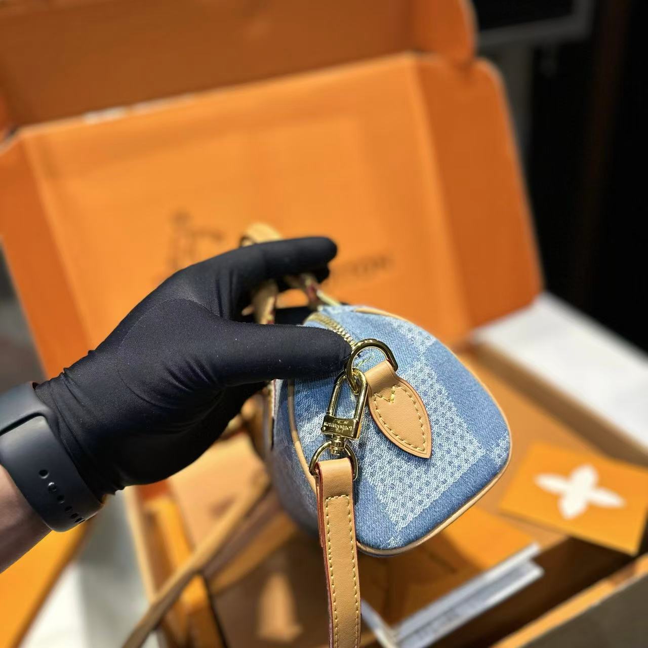 LVデニムハンドバッグ【50%割引+送料無料】