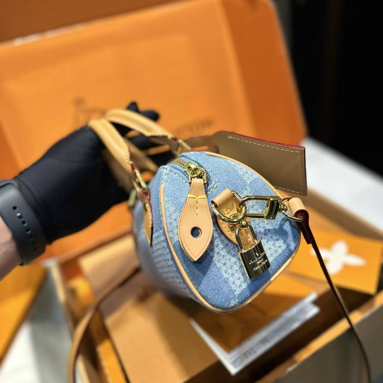 LVデニムハンドバッグ【50%割引+送料無料】