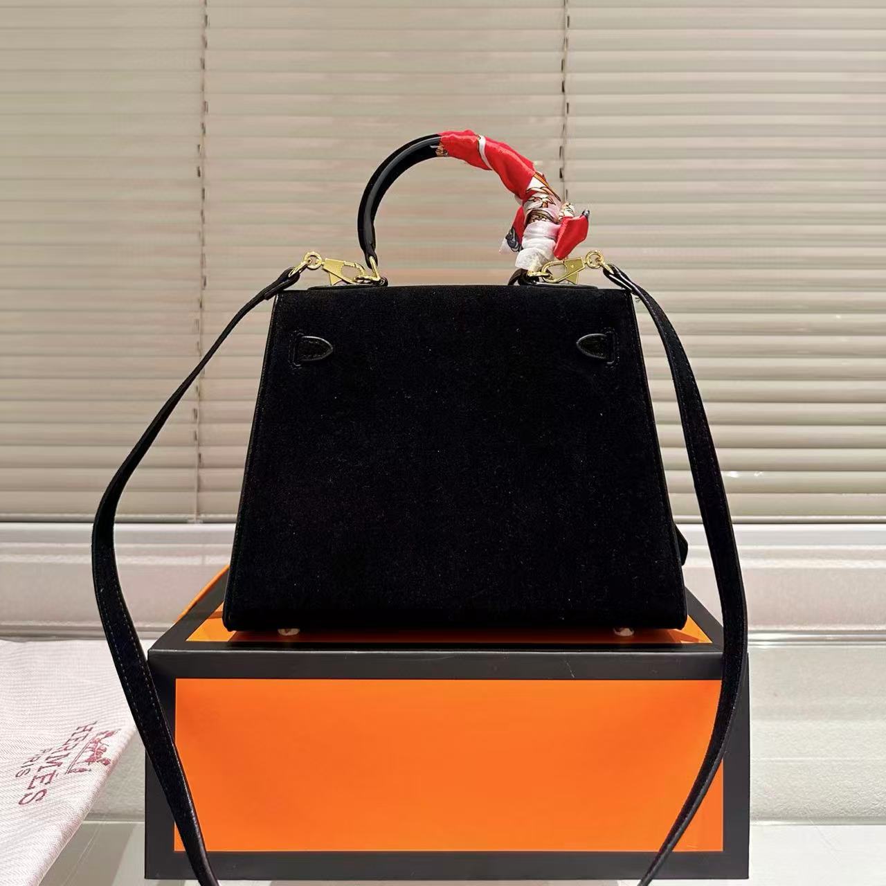 HERME5 ヌバックレザーハンドバッグ【50%割引+送料無料】