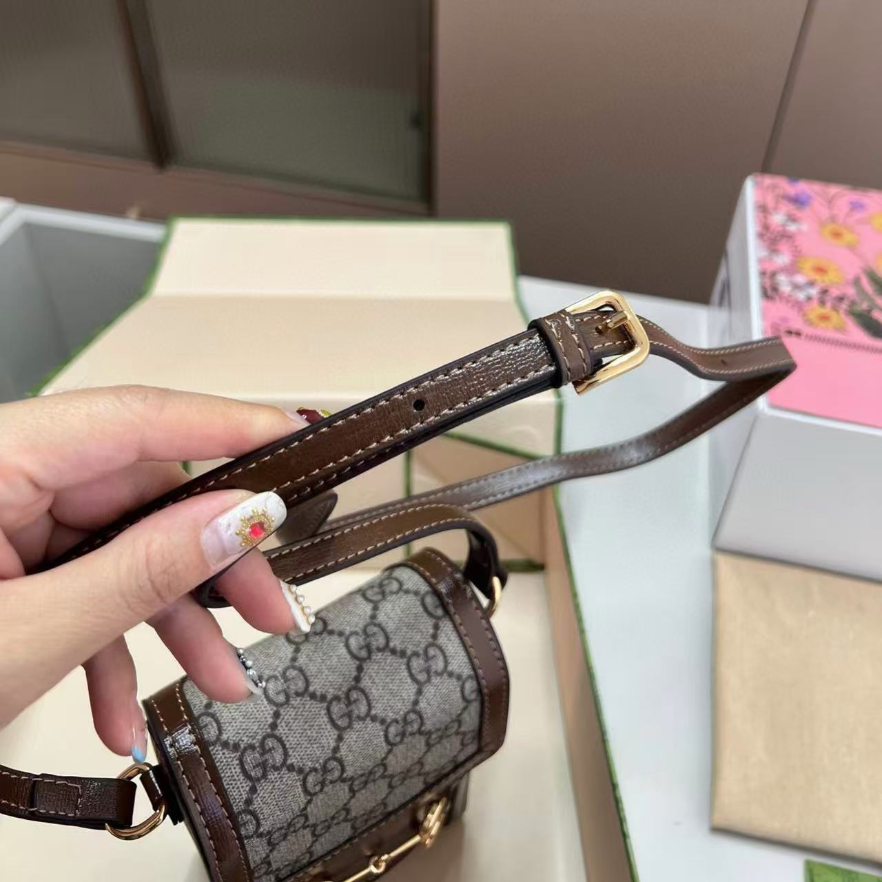 GUCC1 ジャカード モバイルフォンバッグ【50％割引+送料無料】