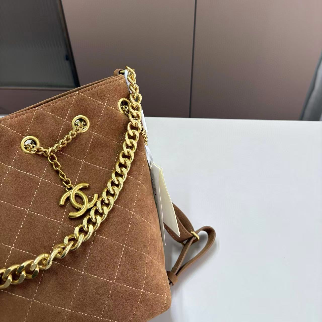 CHANE1 ディアスキン バケットバッグ【50%割引+送料無料】