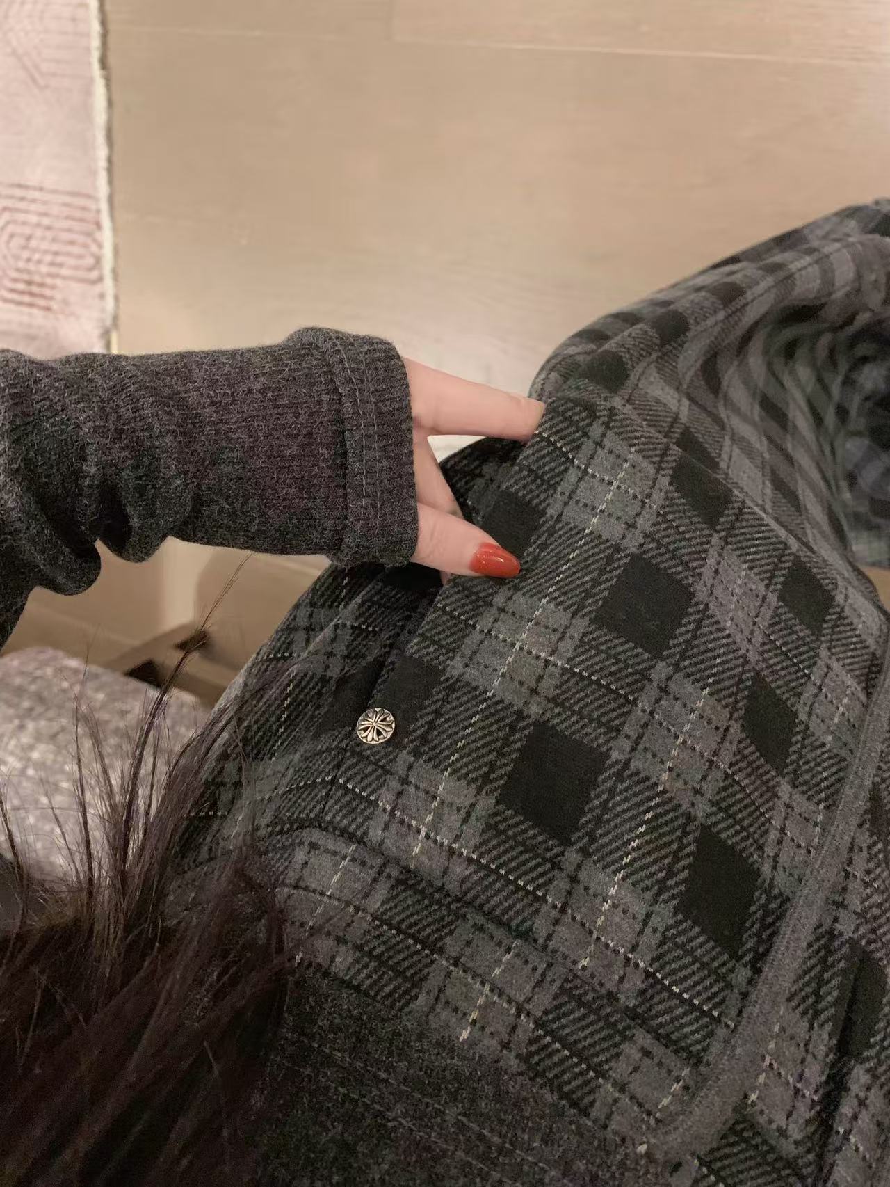 Chr0me Hearts クロスチェック カジュアルパンツ【50％割引+送料無料】