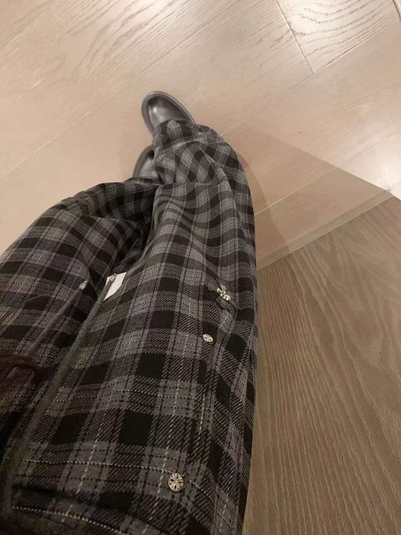 Chr0me Hearts クロスチェック カジュアルパンツ【50％割引+送料無料】