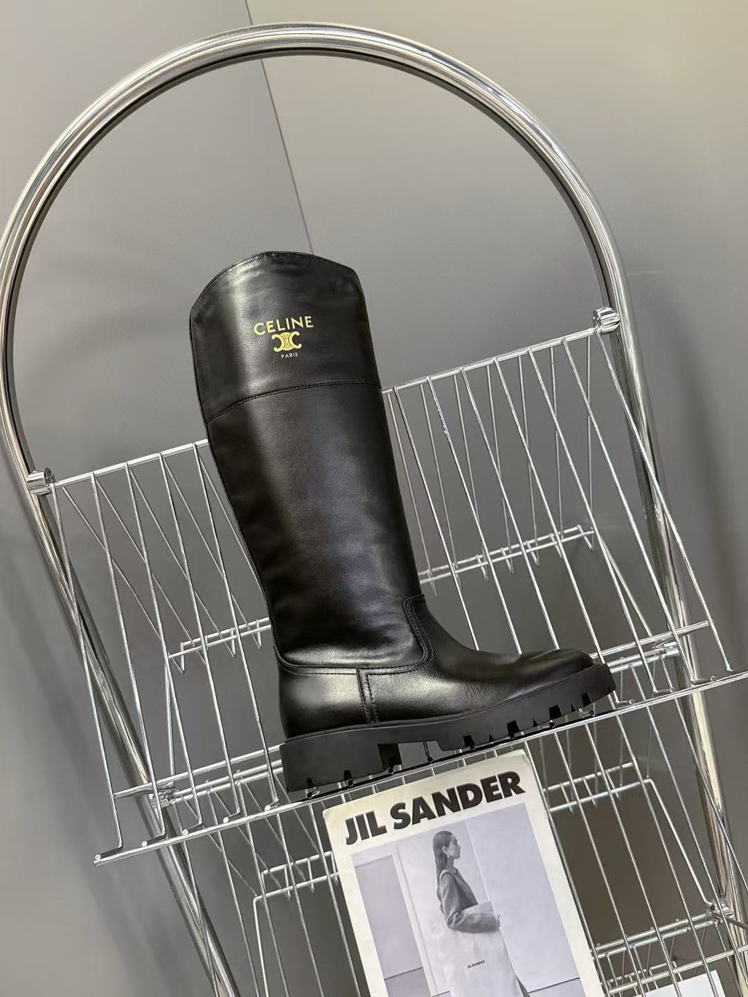 CEL1NEの高品質凱旋門ハイブーツ【50%割引+送料無料】