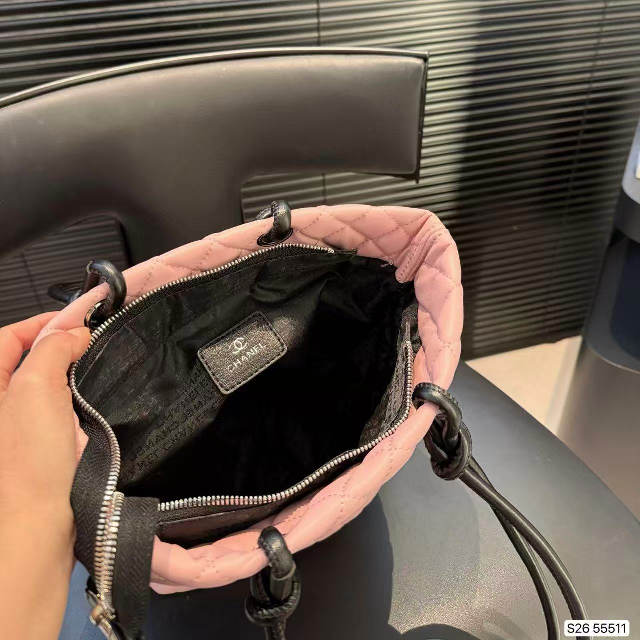 CHANE1 ダブルC トートバッグ【50%割引+送料無料】