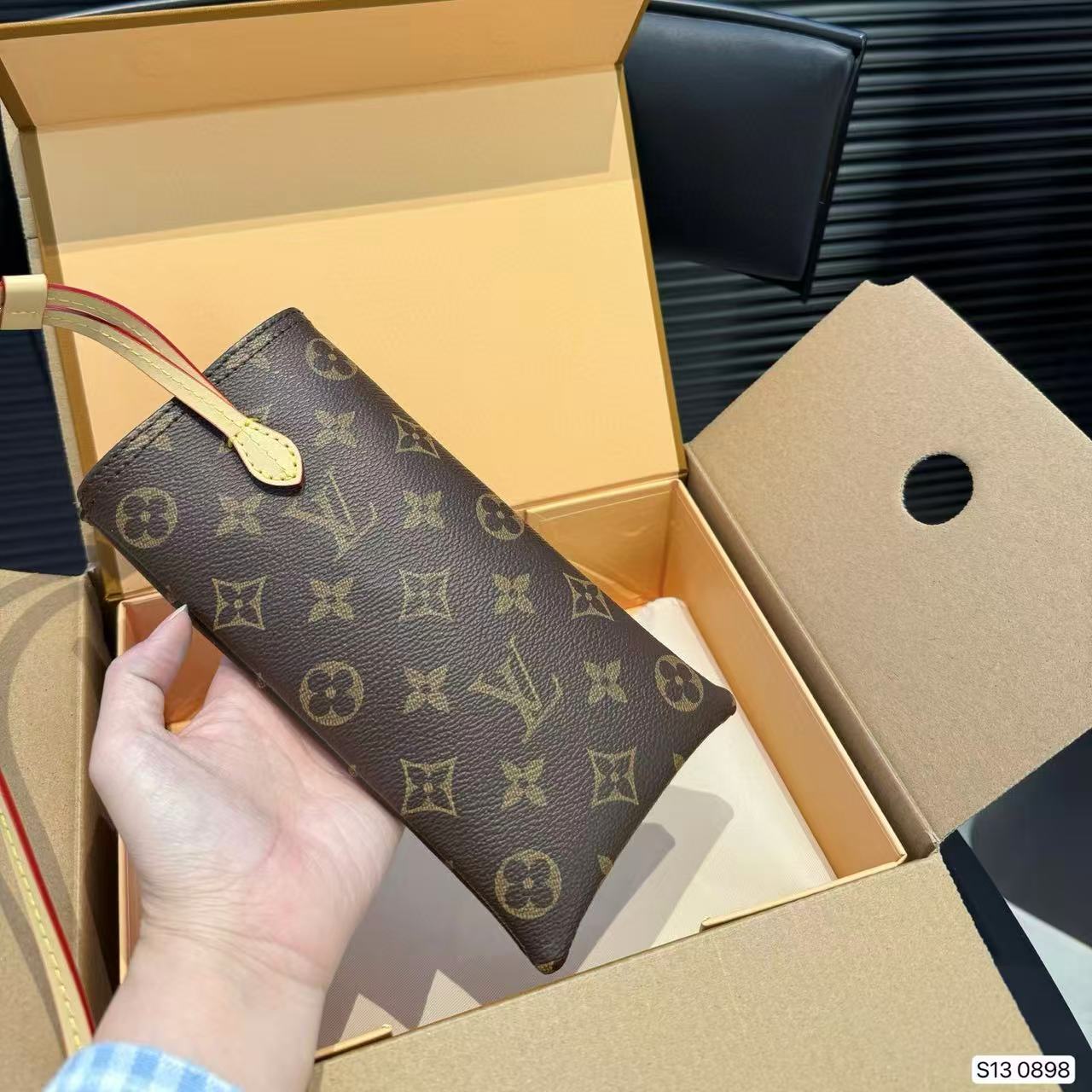 LVプリントのメガネバッグ【50％割引+送料無料】