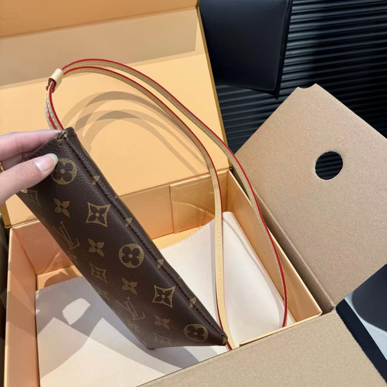 LVプリントのメガネバッグ【50％割引+送料無料】