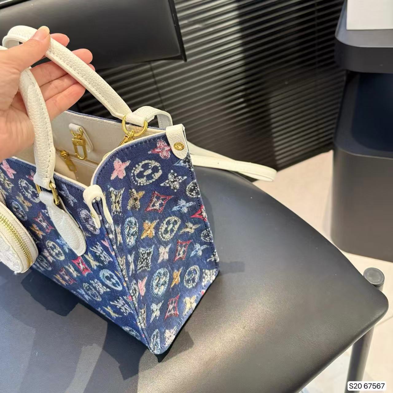 LVプリントハンドバッグ【50％割引+送料無料】