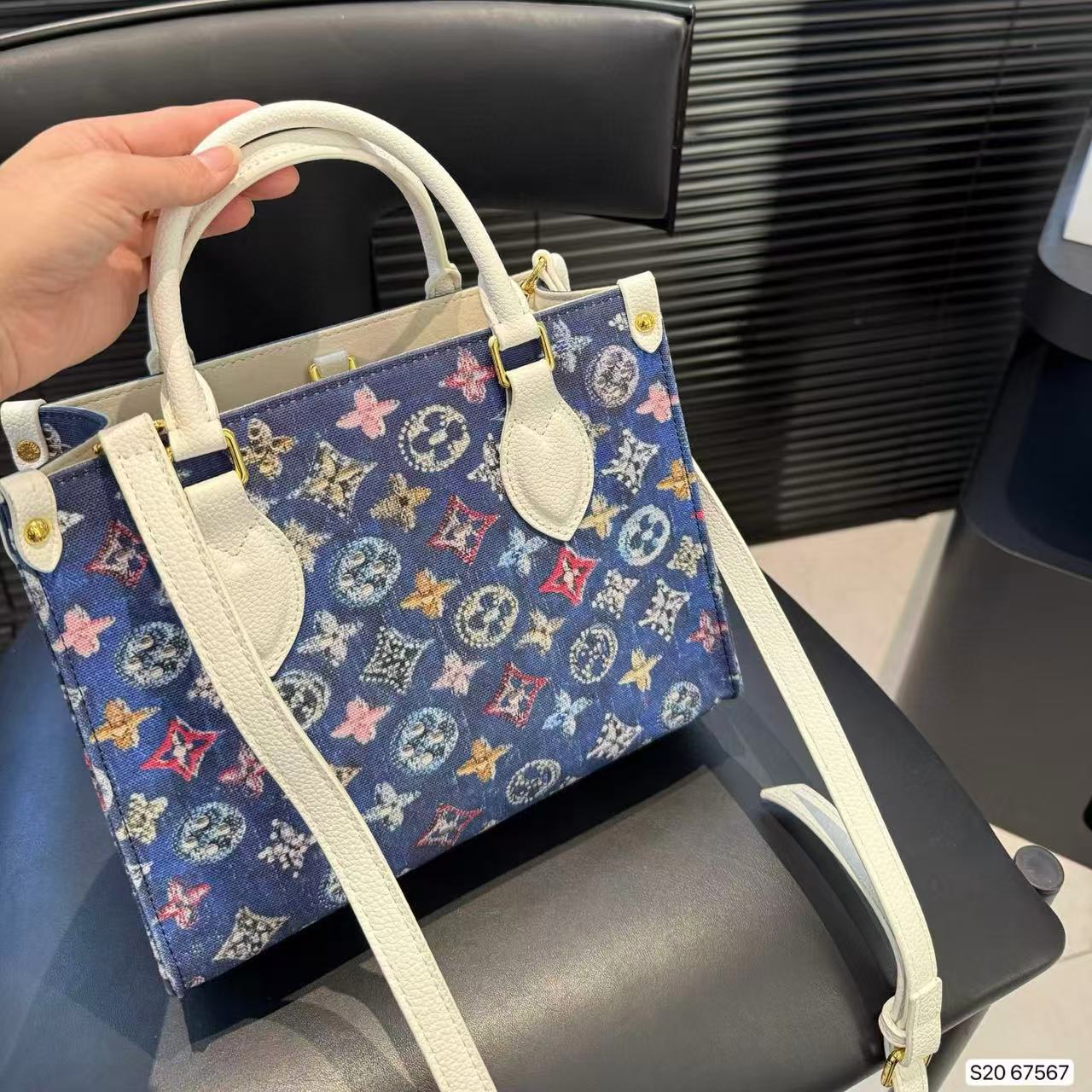 LVプリントハンドバッグ【50％割引+送料無料】