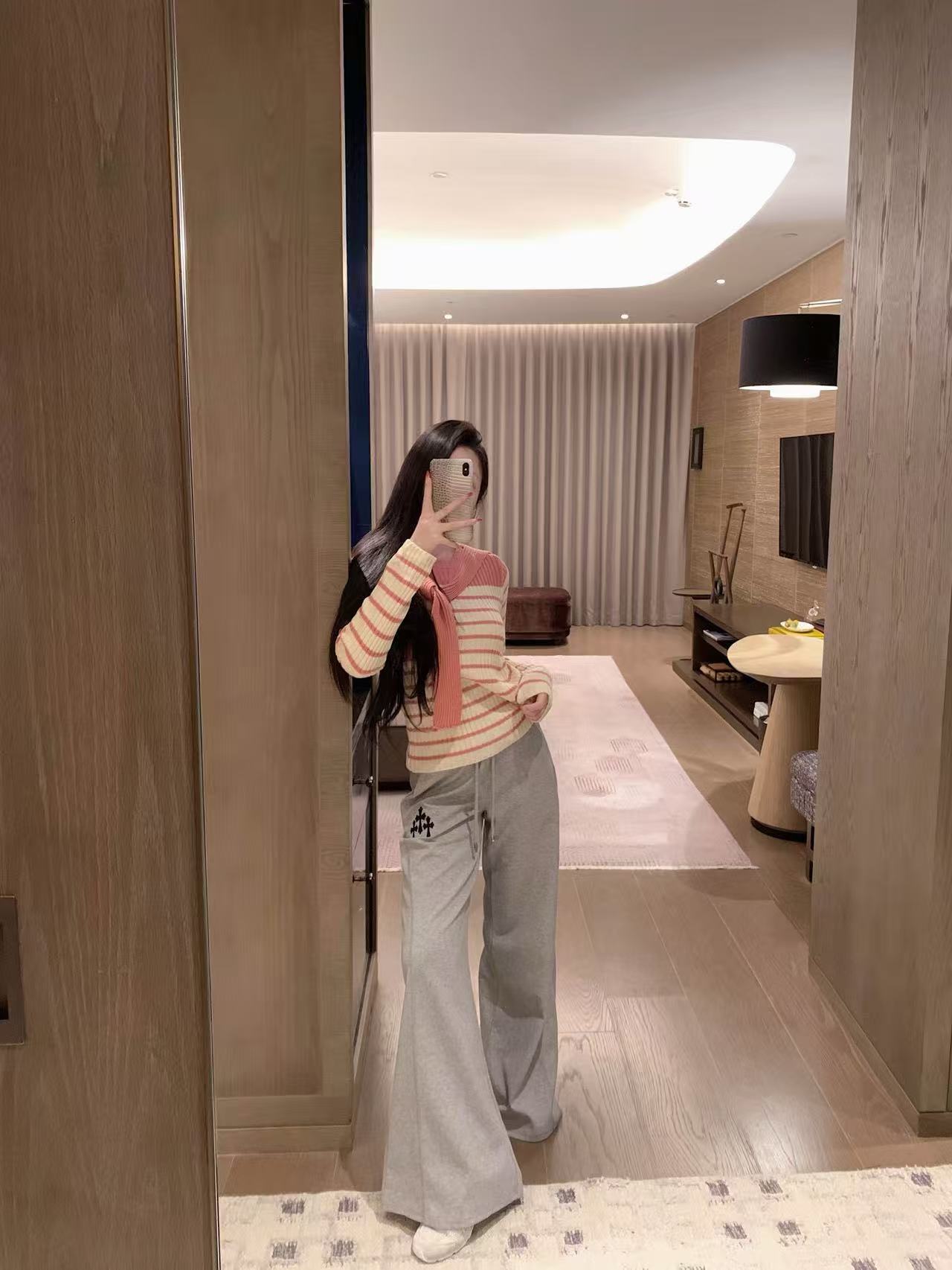 DI0R ストライプ ショール セーター【50%割引+送料無料】