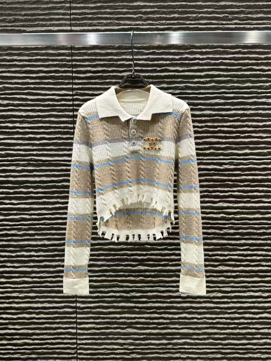 CHANE1 イレギュラーラペルセーター【50％割引+送料無料】