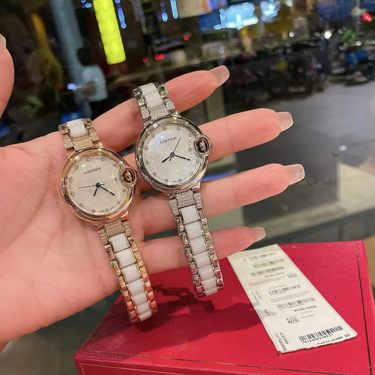 CART1ER セラミックスチールストラップ レディースウォッチ【50％割引+送料無料】