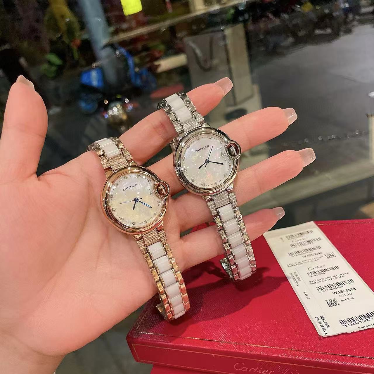 CART1ER セラミックスチールストラップ レディースウォッチ【50％割引+送料無料】