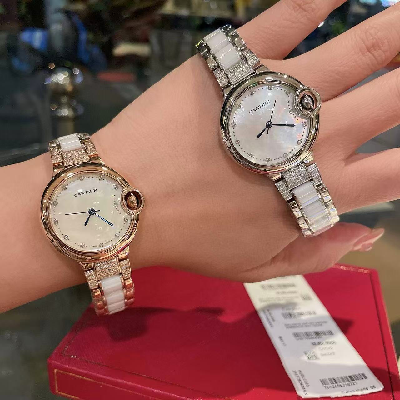 CART1ER セラミックスチールストラップ レディースウォッチ【50％割引+送料無料】