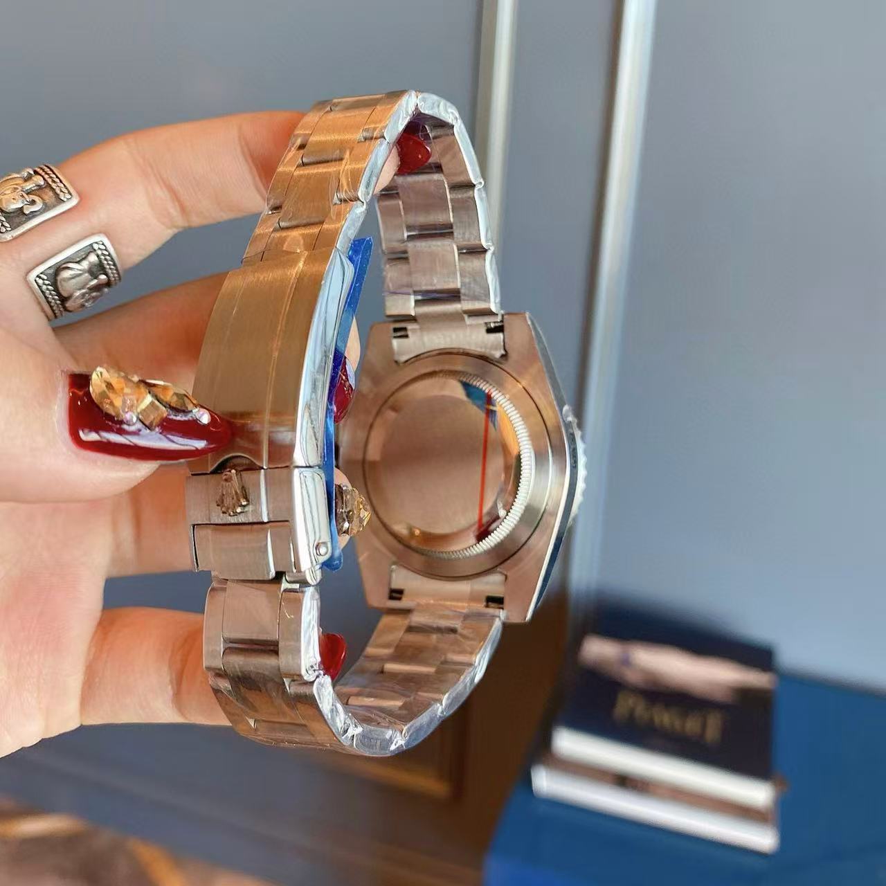 R0LEX 機械式 メンズ・レディース スチール腕時計【50%割引+送料無料】