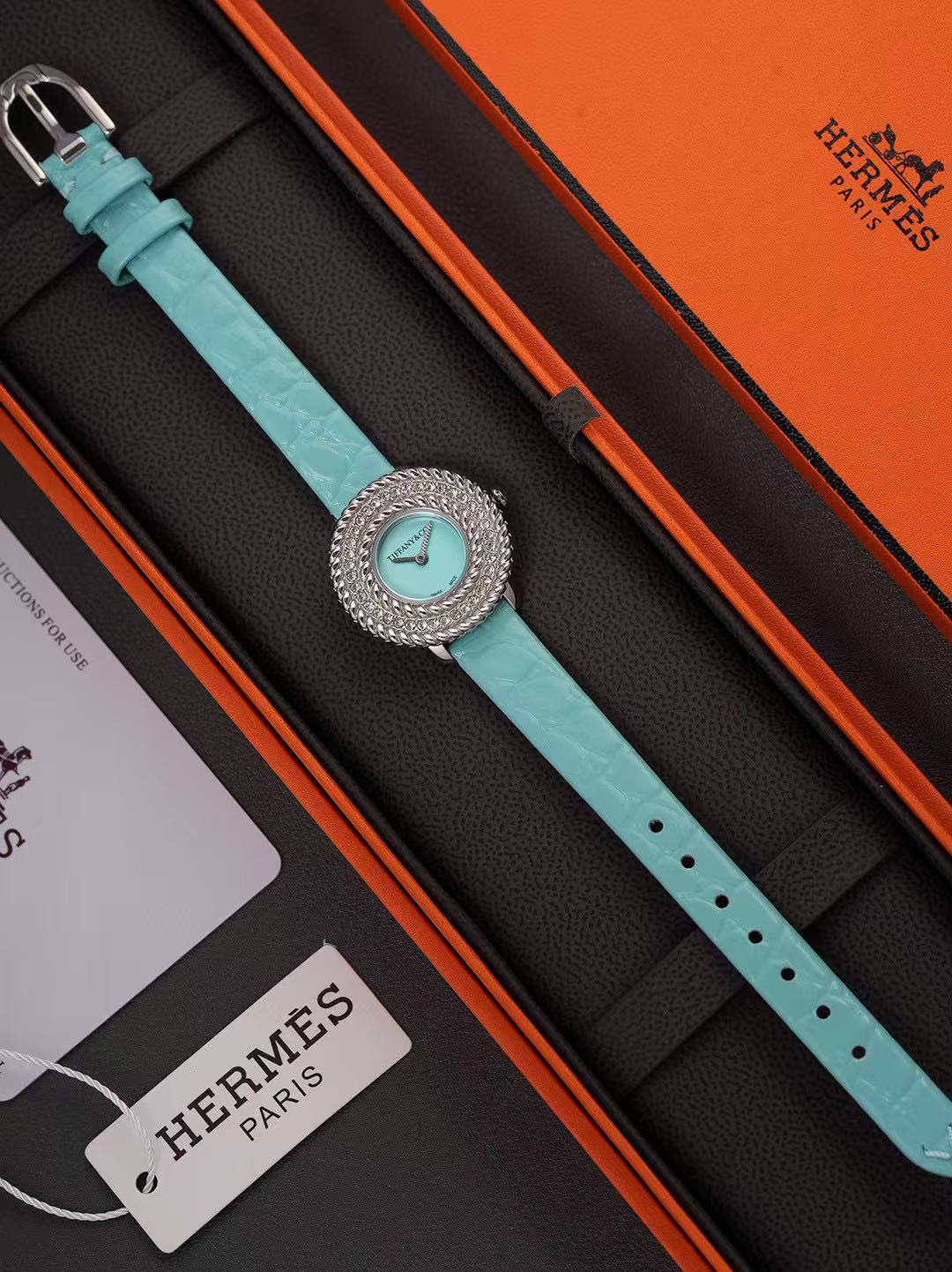 T1ffany 牛革レディース腕時計【50％割引+送料無料】