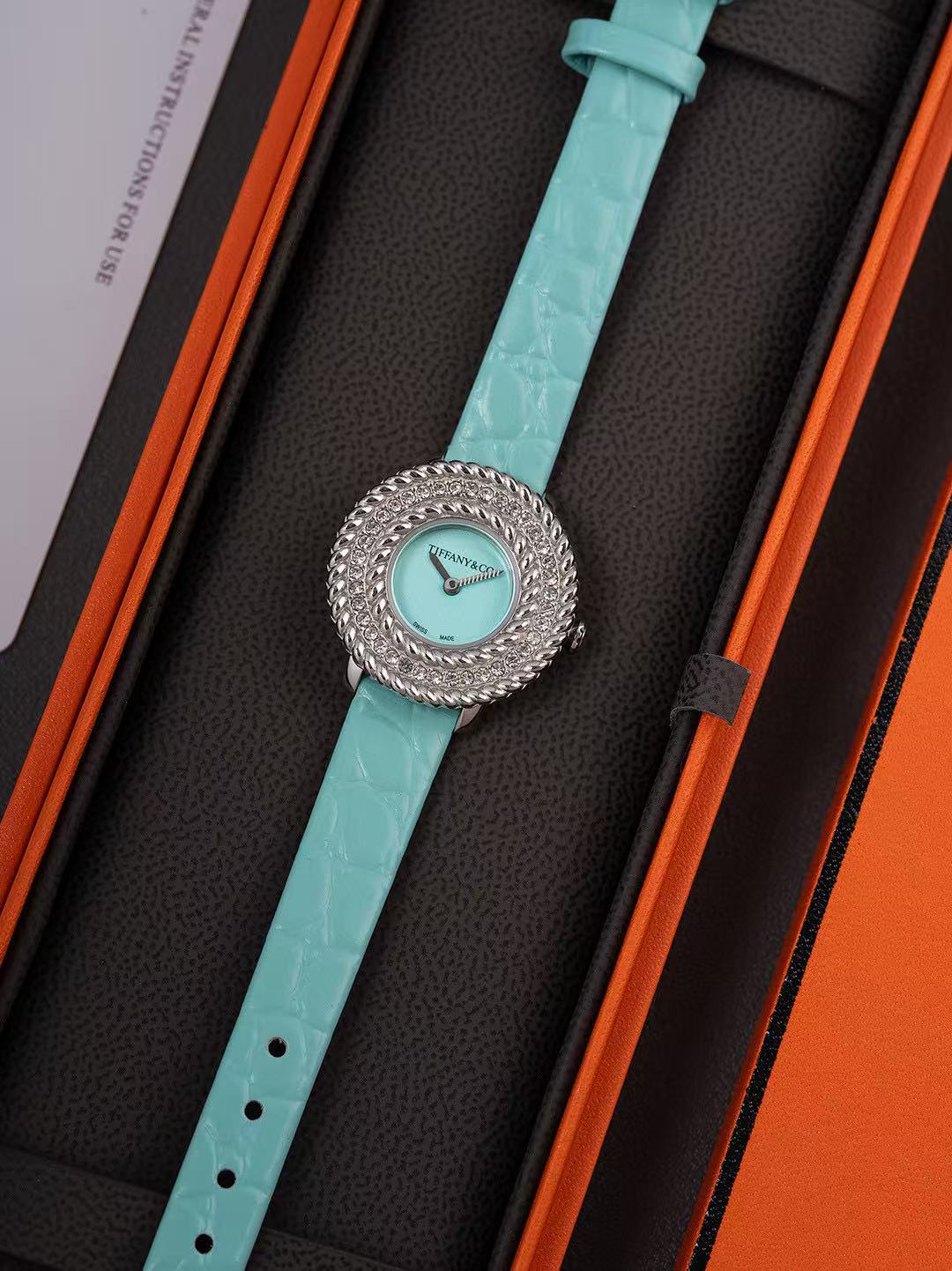 T1ffany 牛革レディース腕時計【50％割引+送料無料】