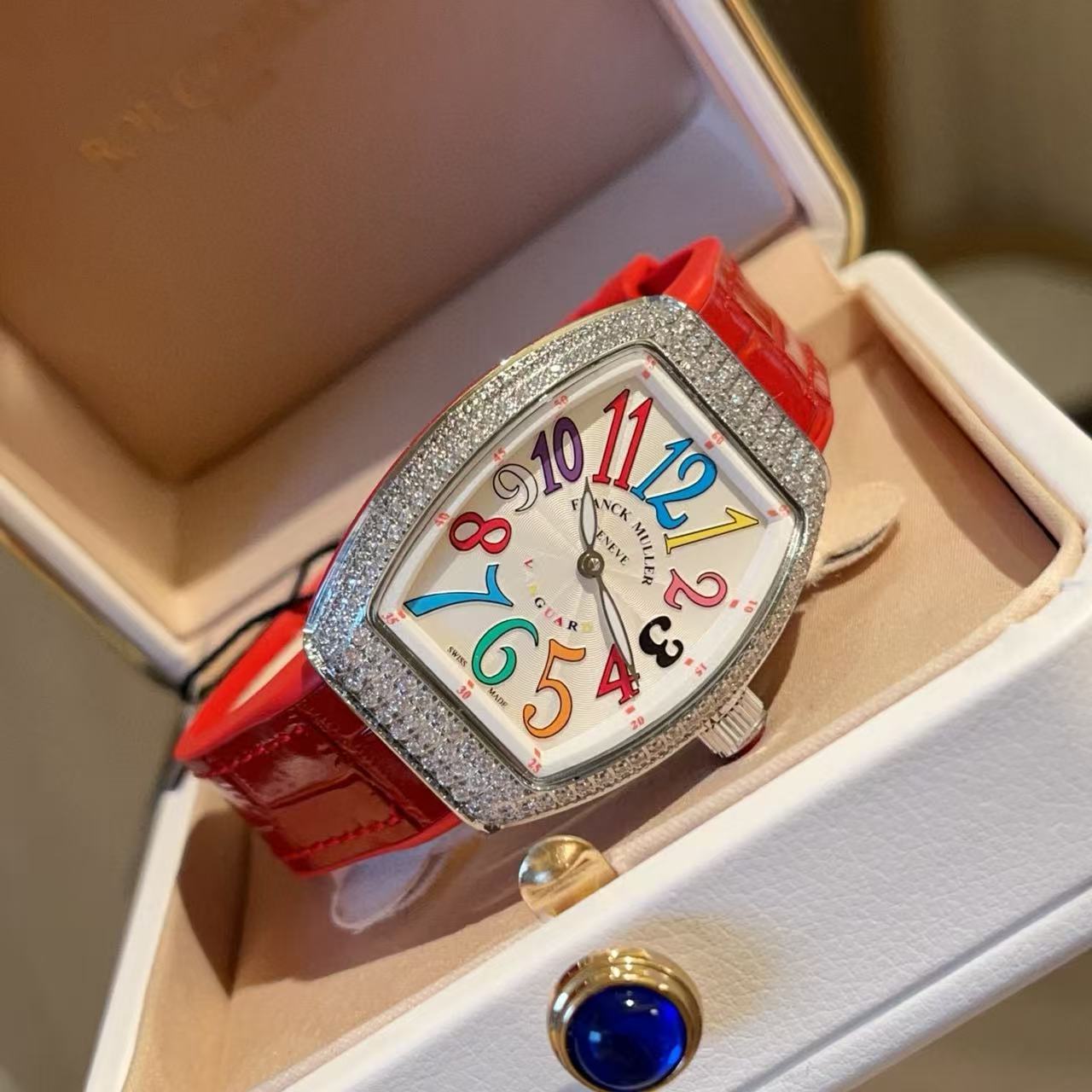 Frank Mul1erトノー型のレディース腕時計【50%割引+送料無料】