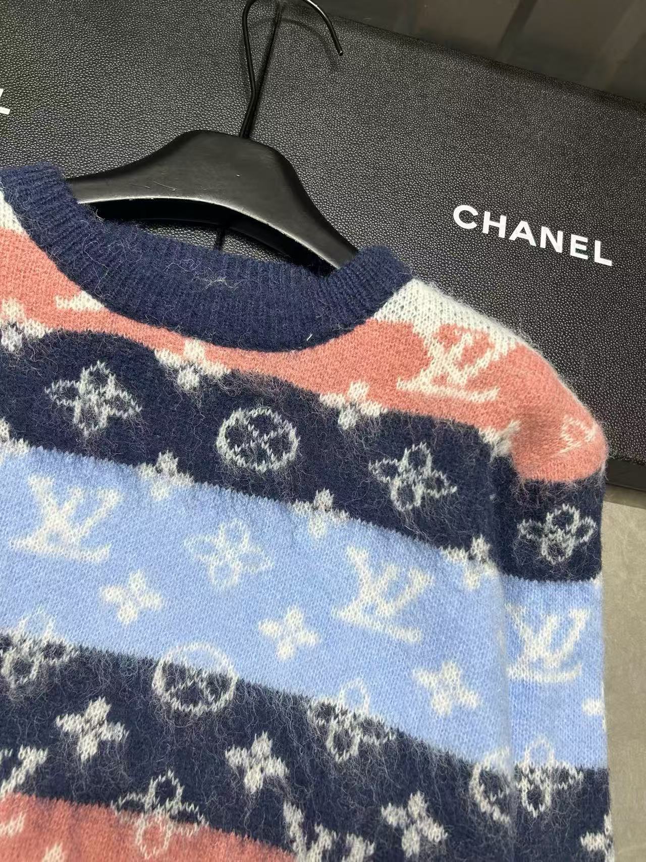 LVのカラフルプリントウールセーター【50％割引+送料無料】