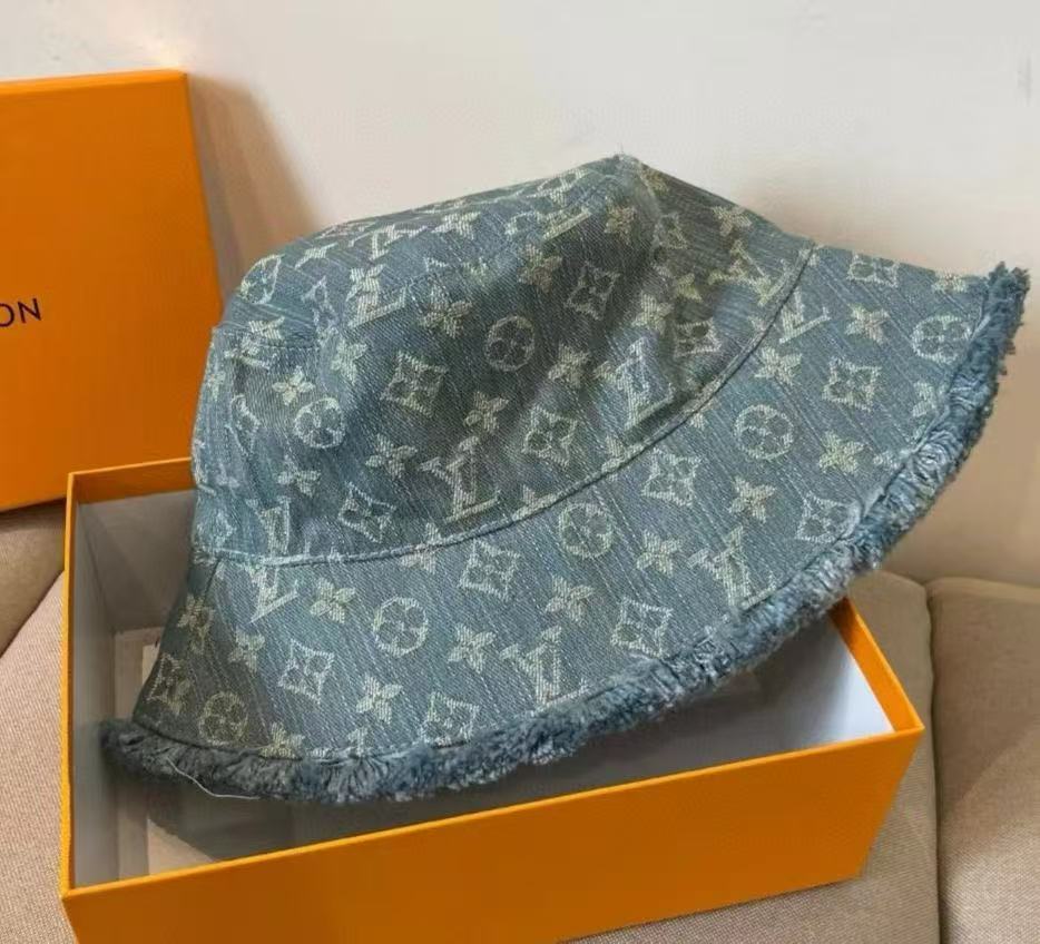 LVプリントデニムバケットハット【50％割引+送料無料】