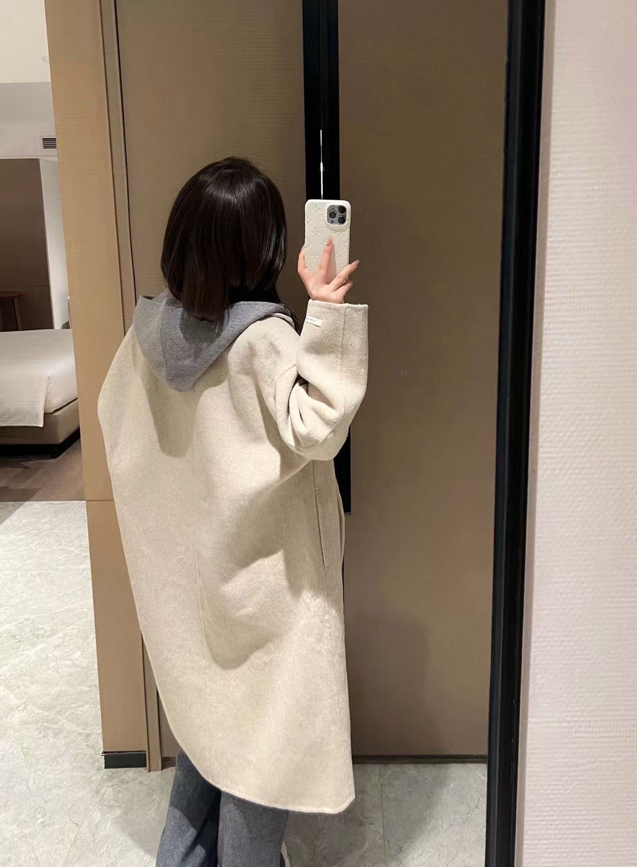 CHANE1 ダブルC カシミアコート【50％割引+送料無料】