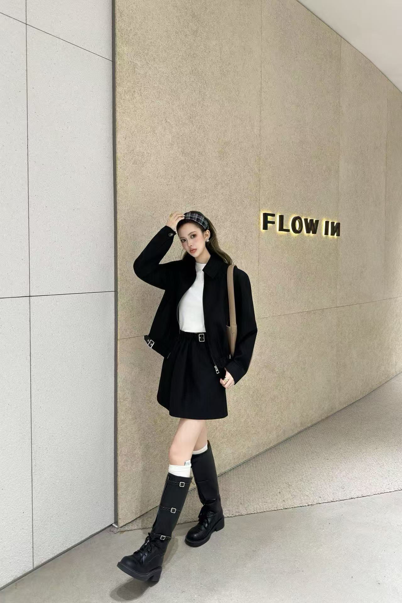 L0WEW ミニマリスト ジップアップ ジャケット【50％割引+送料無料】