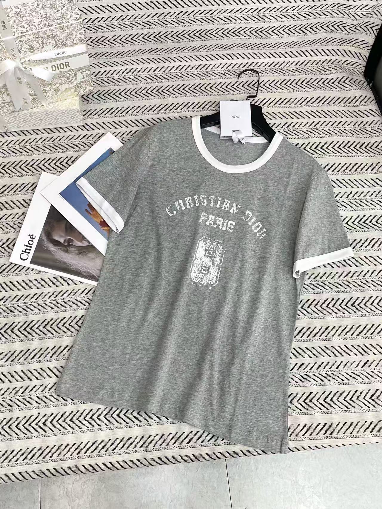 DIOR レターTシャツ【50％割引+送料無料】