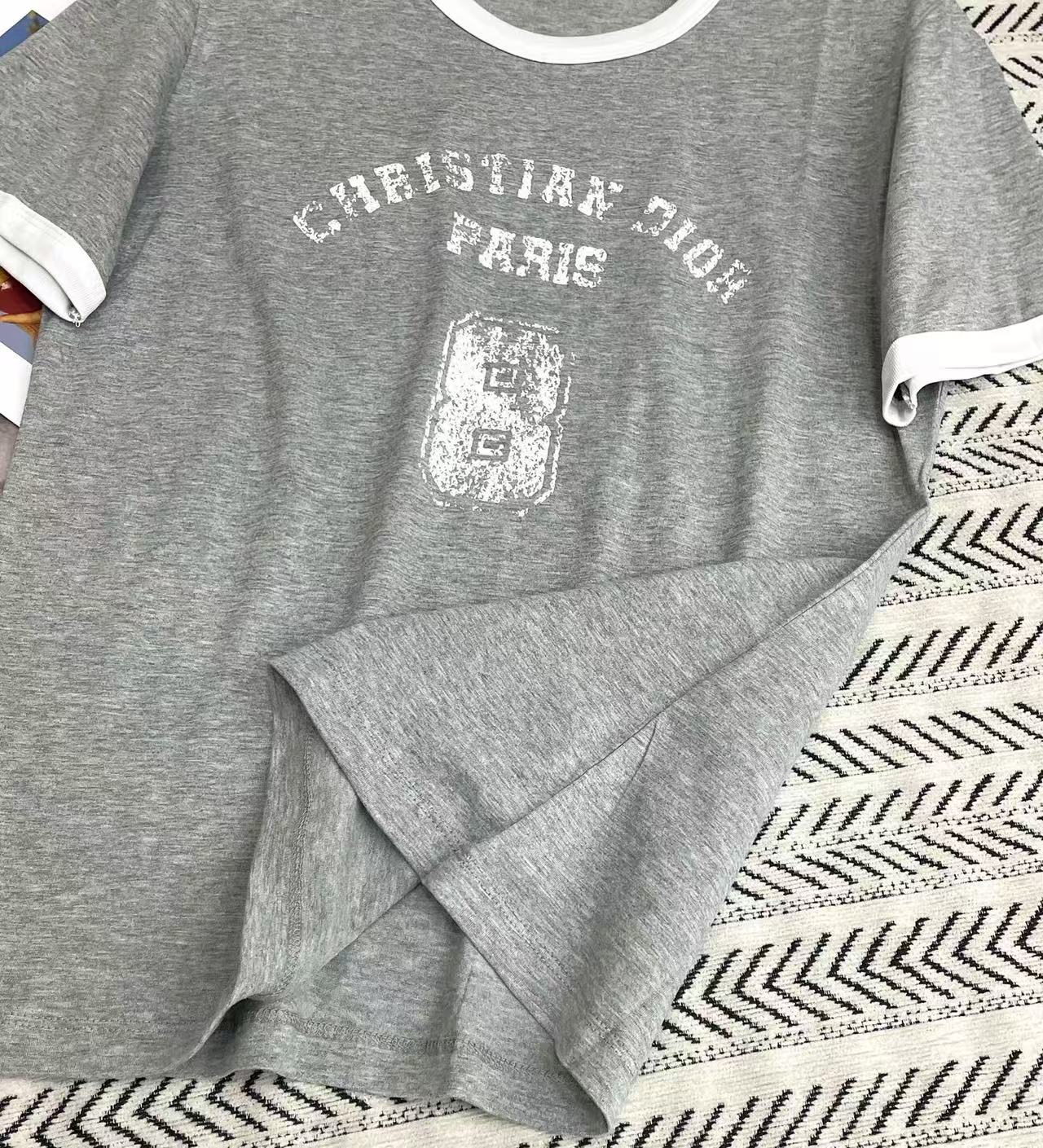 DIOR レターTシャツ【50％割引+送料無料】