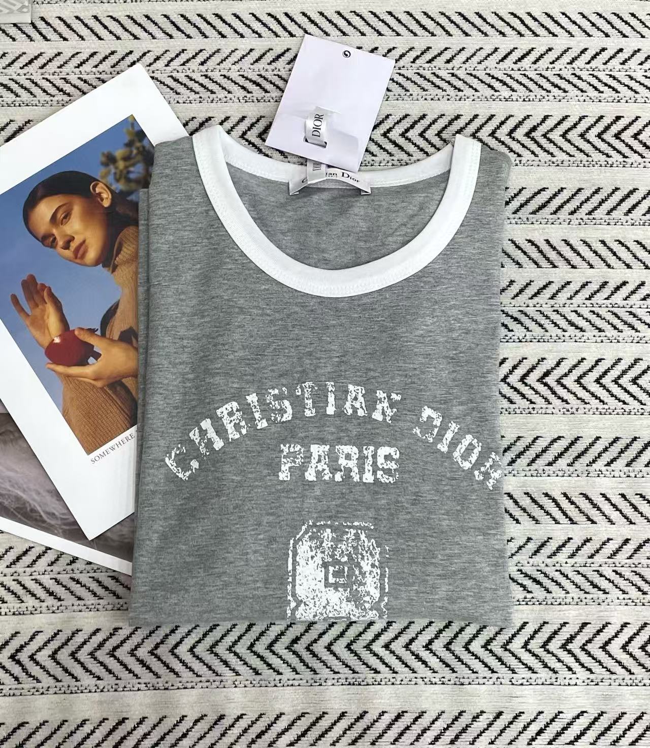 DIOR レターTシャツ【50％割引+送料無料】