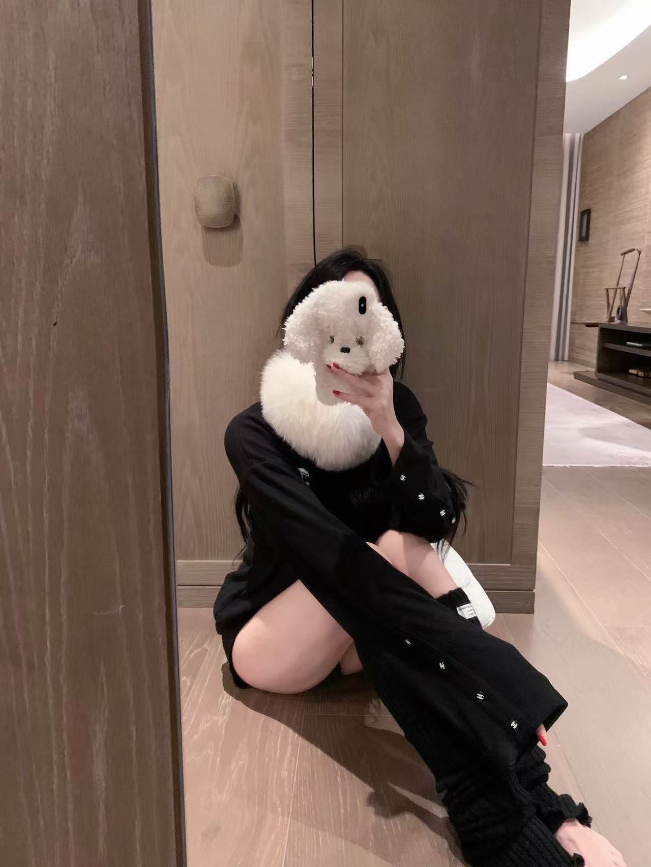 CHANE1 裏起毛ダブルCロングスリーブTシャツ【50％割引+送料無料】