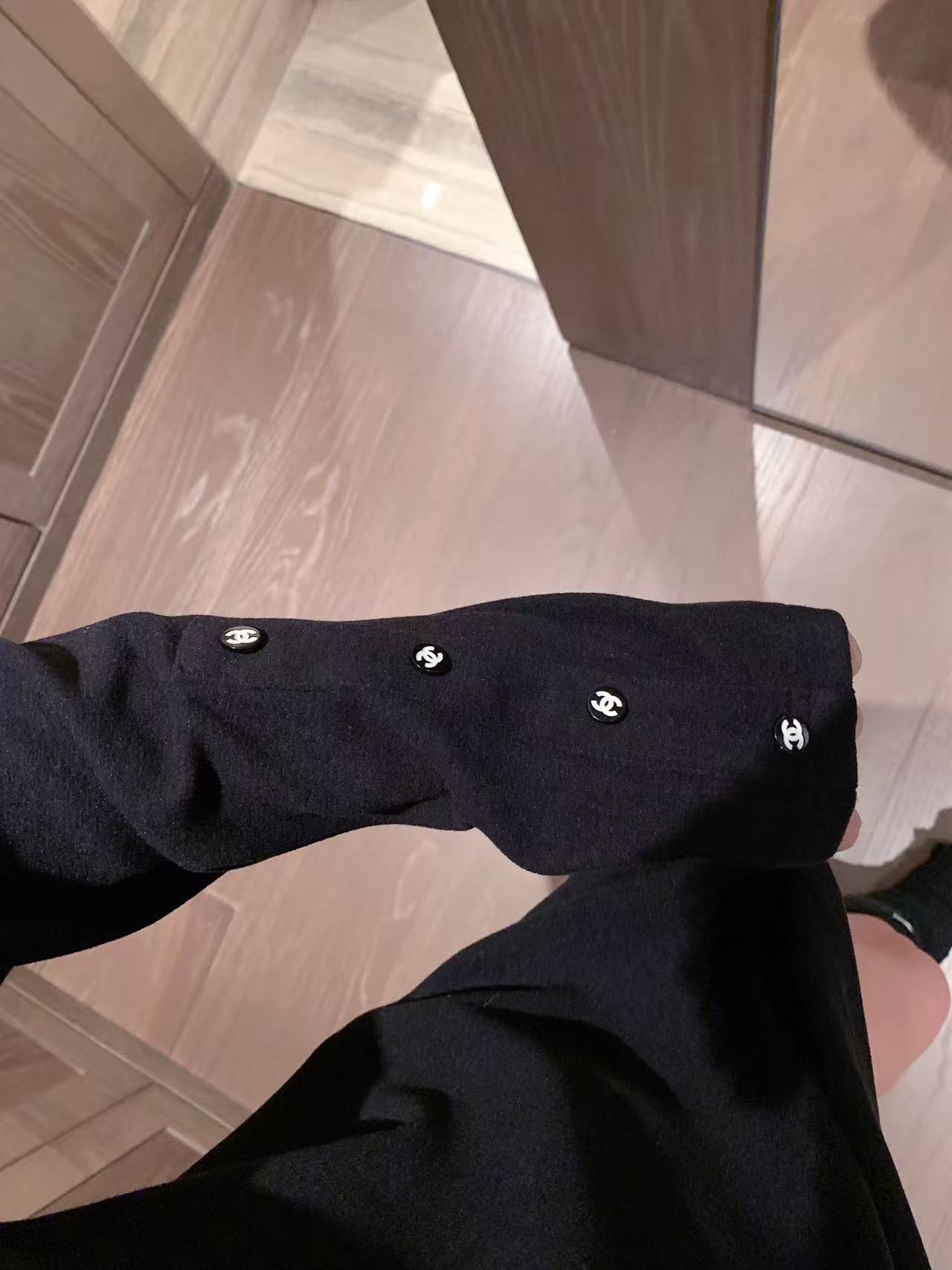 CHANE1 裏起毛ダブルCロングスリーブTシャツ【50％割引+送料無料】