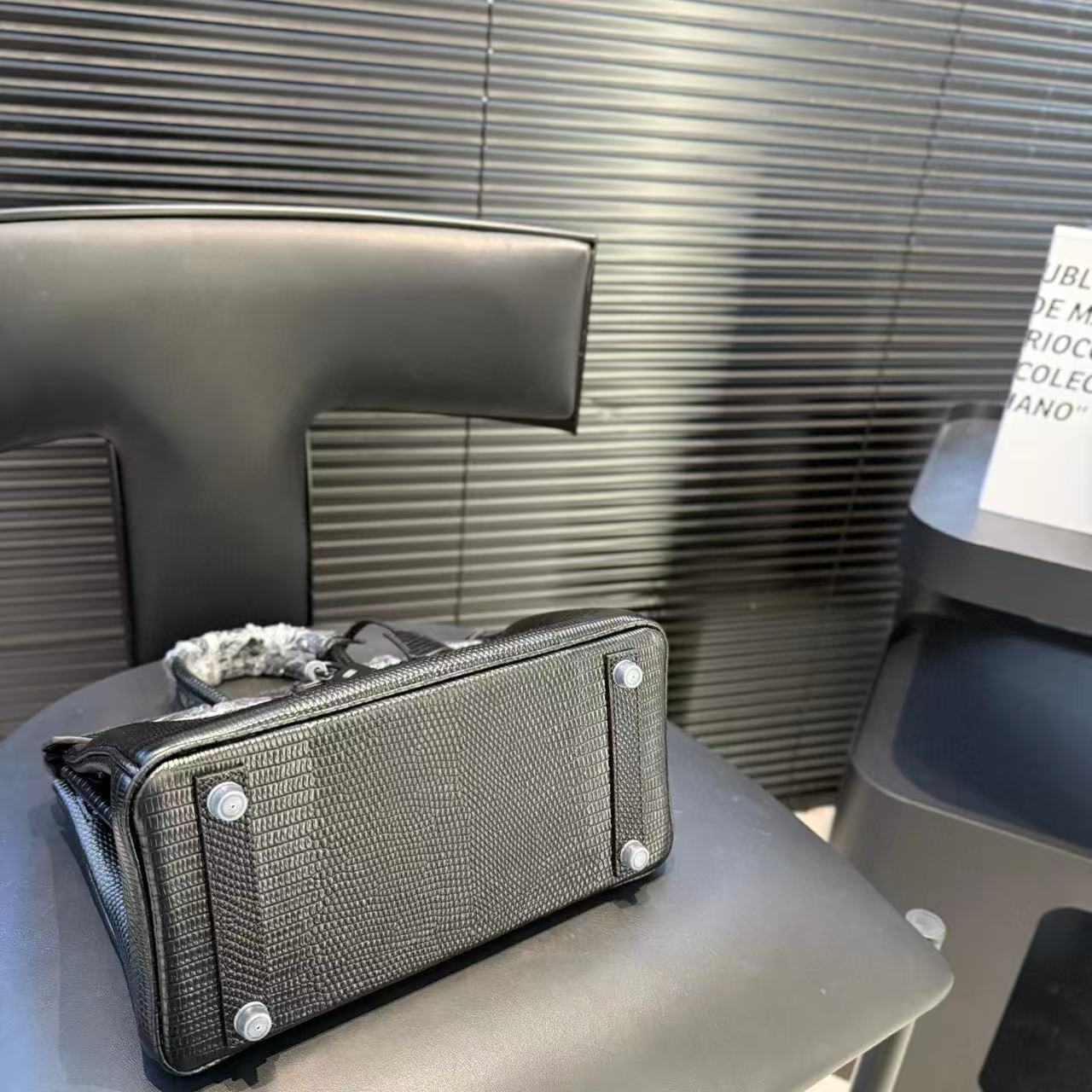 HERME5 高品質クロコダイル型押しハンドバッグ【50%割引+送料無料】