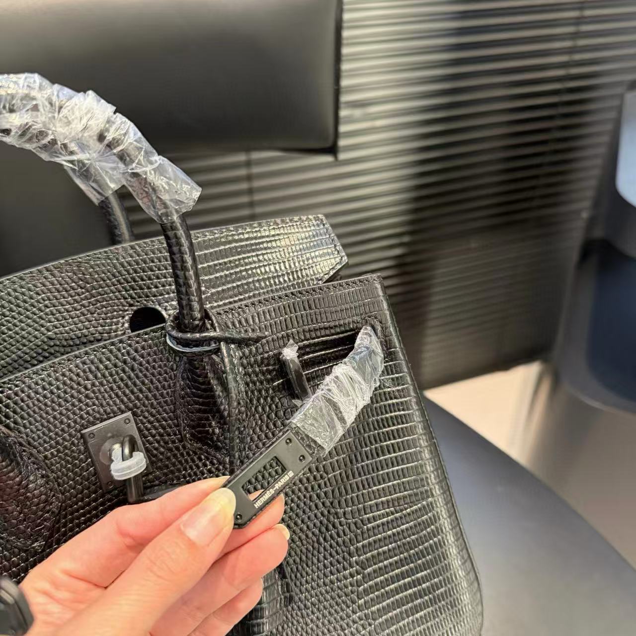 HERME5 高品質クロコダイル型押しハンドバッグ【50%割引+送料無料】