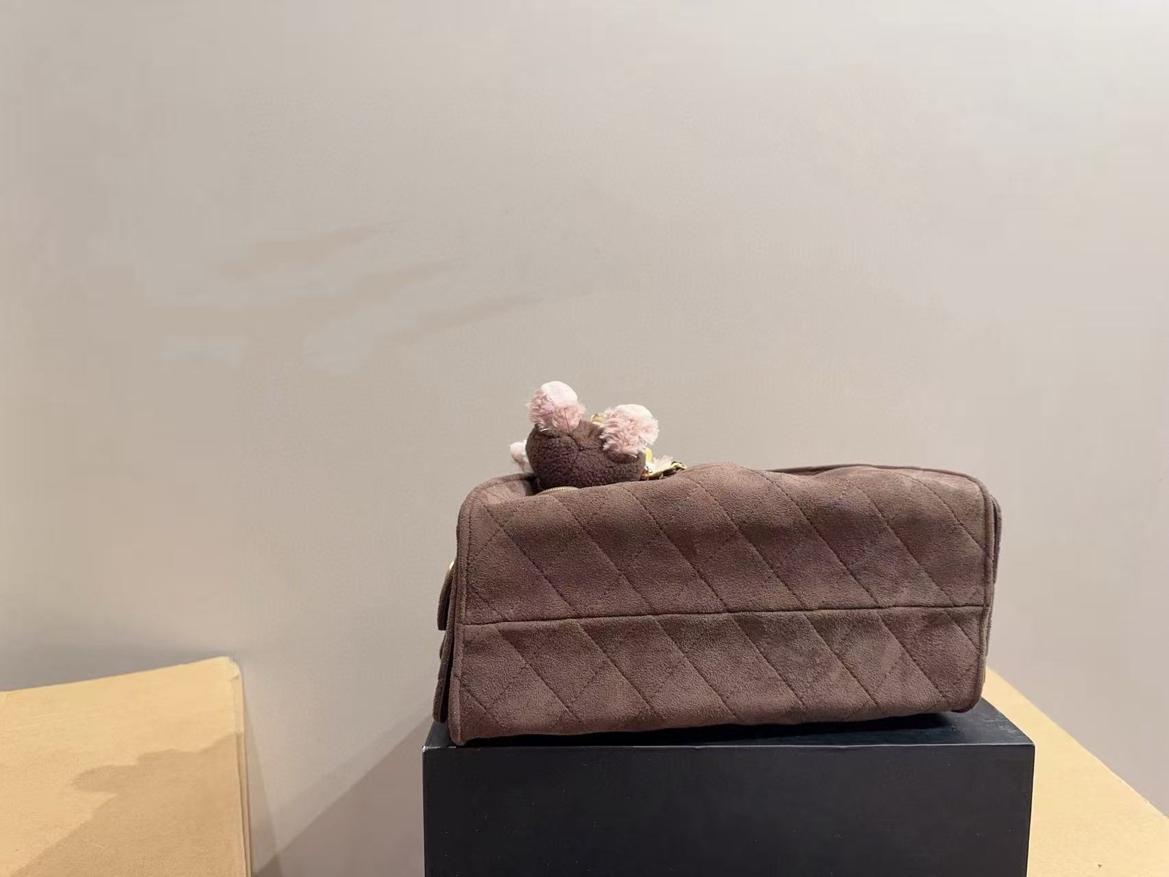 CHANE1 ディアスキン ドローストリング チェーン バケットバッグ【50%割引+送料無料】