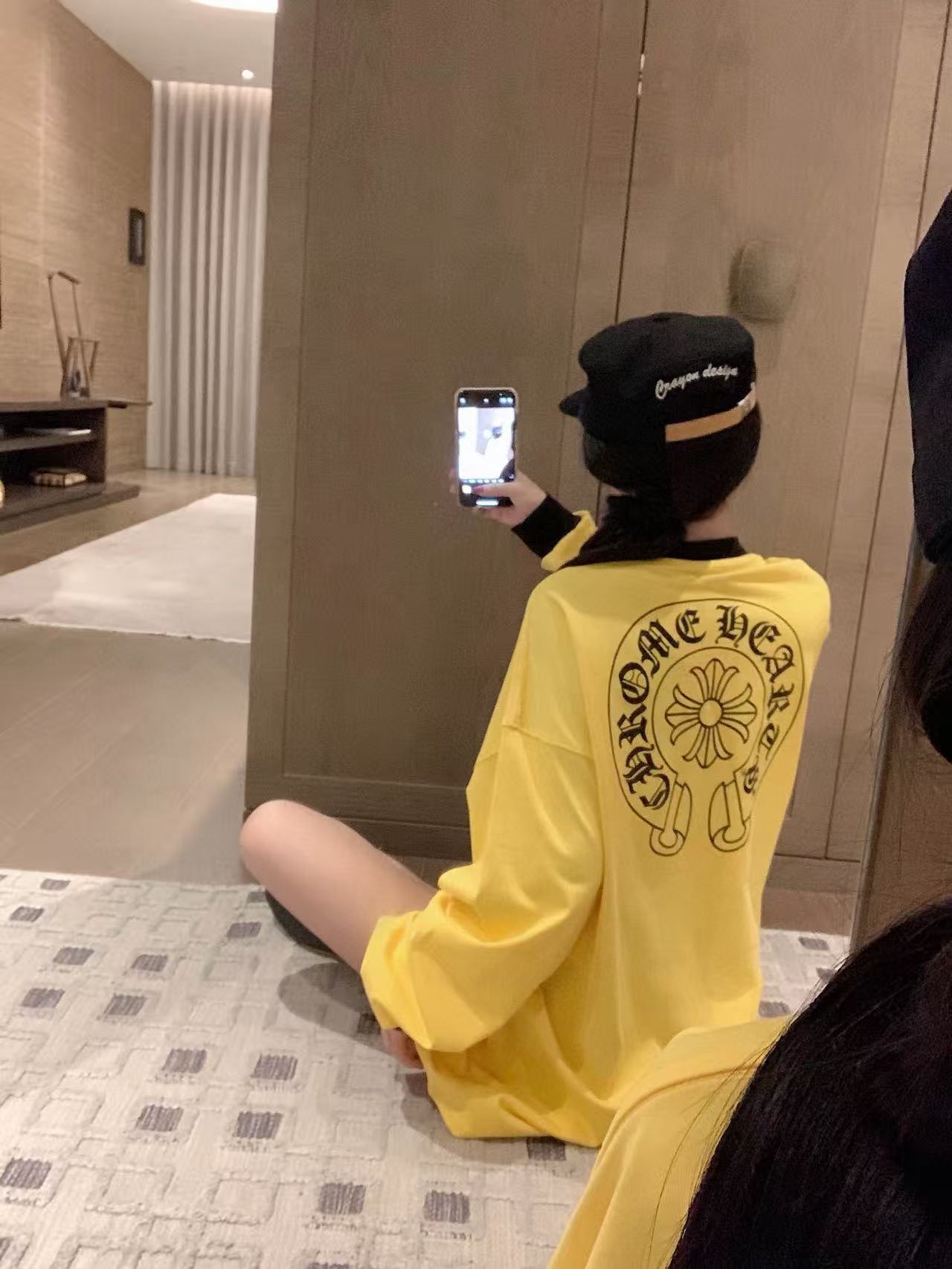 Chr0me Hearts ディスク ロングスリーブ Tシャツ【50%割引+送料無料】